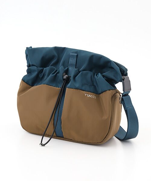 Y'SACCS / イザック ショルダーバッグ | ドローストリング コンビカラーショルダー | 詳細6