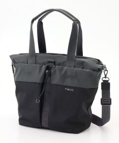 Y'SACCS / イザック トートバッグ | ドローストリング コンビカラー2WAYトート