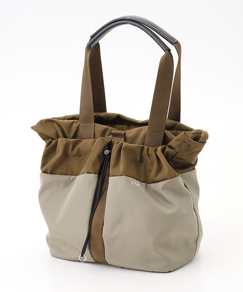Y'SACCS / イザック トートバッグ | ドローストリング コンビカラー2WAYトート | 詳細7