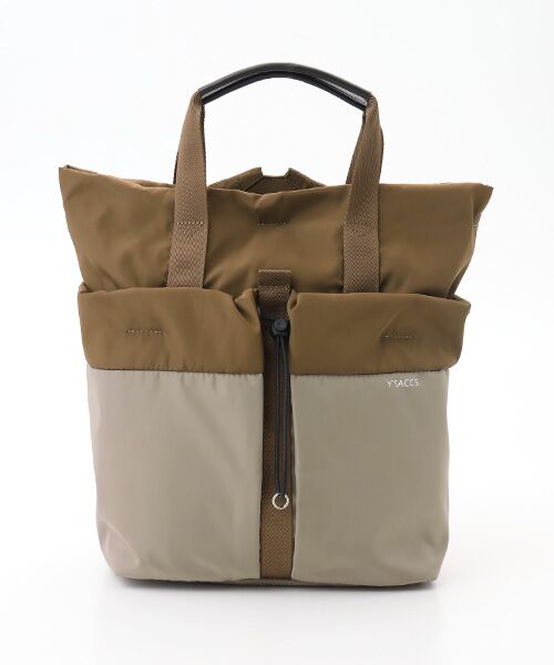 Y'SACCS / イザック リュック・バックパック | ドローストリング コンビカラーリュックサック | 詳細1