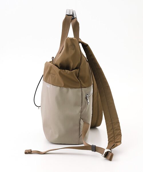 Y'SACCS / イザック リュック・バックパック | ドローストリング コンビカラーリュックサック | 詳細2