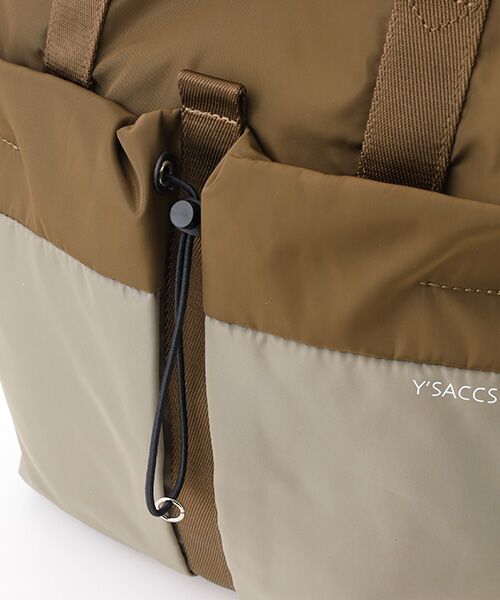 Y'SACCS / イザック リュック・バックパック | ドローストリング コンビカラーリュックサック | 詳細7