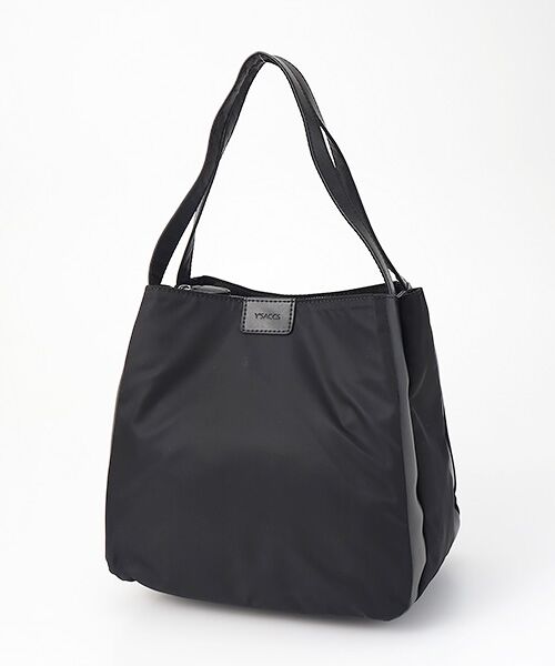 Y'SACCS/イザック スクエアすっきりトート Sサイズ ブラック FREE Y'SACCS/イザック スクエアすっきりトート Sサイズ ブラック FREE