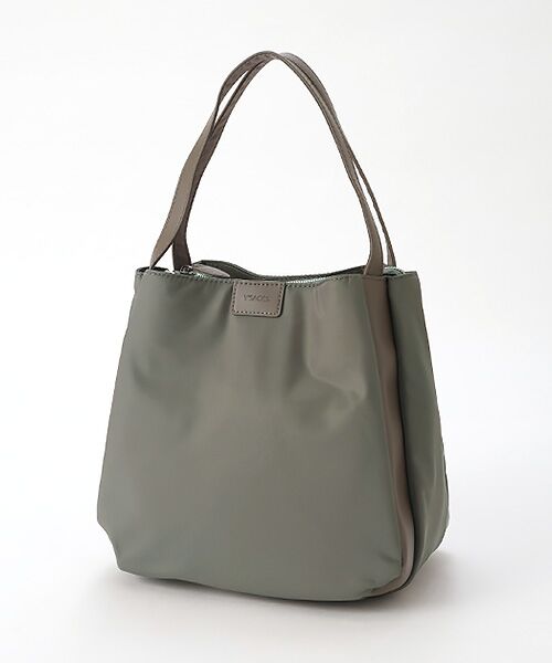 Y'SACCS / イザック トートバッグ | スクエアすっきりトート Sサイズ（ダークグレージュ）