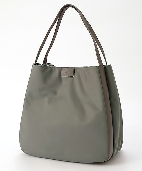 Y'SACCS / イザック トートバッグ | スクエアすっきりトート Mサイズ（ダークグレージュ）