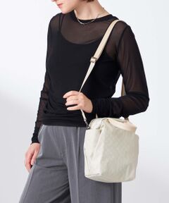 Y'SACCS / イザック ボストンバッグ | 【大人のおしゃれ手帖11月号掲載】市川実和子×Y'SACCS　ドットミニボストン