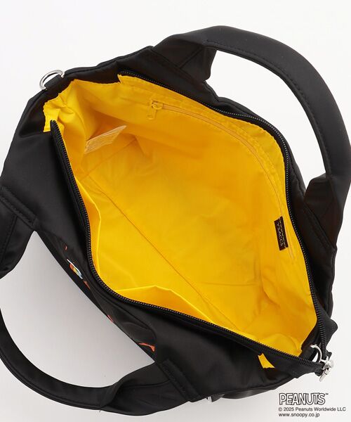 Y'SACCS / イザック トートバッグ | SNOOPYデザイン サイドギャザー2wayトート　Sサイズ(レインボー） | 詳細6