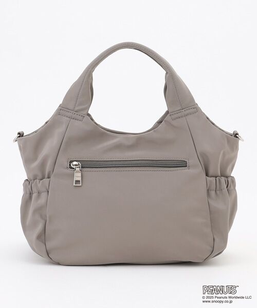 Y'SACCS / イザック トートバッグ | SNOOPYデザイン サイドギャザー2wayトート　Sサイズ(レインボー） | 詳細11