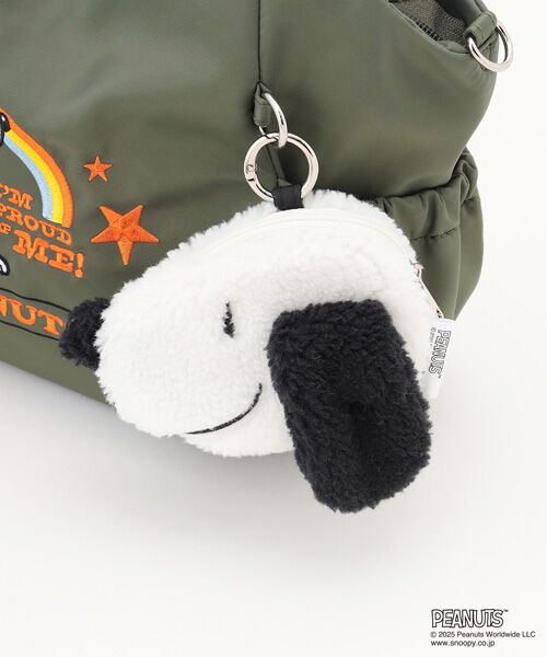 Y'SACCS / イザック トートバッグ | SNOOPYデザイン サイドギャザー2wayトート　Sサイズ(レインボー） | 詳細20