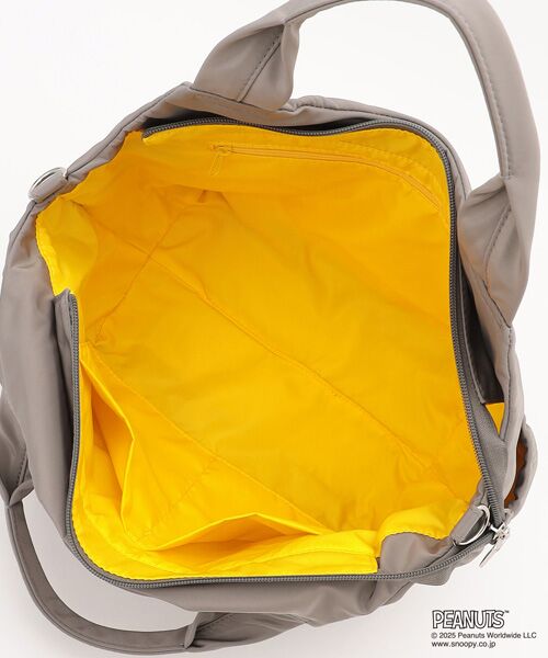 Y'SACCS / イザック トートバッグ | SNOOPYデザイン サイドギャザー2wayトート　Mサイズ(スケートボード） | 詳細17