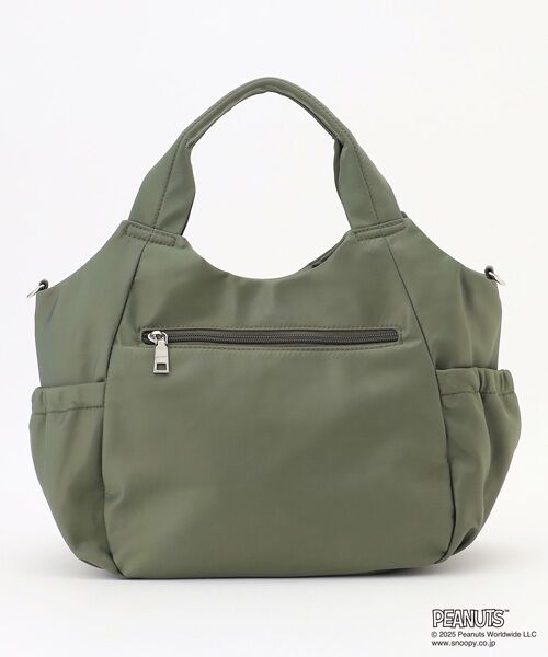 Y'SACCS / イザック トートバッグ | SNOOPYデザイン サイドギャザー2wayトート　Mサイズ(スケートボード） | 詳細19