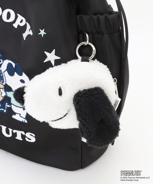 Y'SACCS / イザック トートバッグ | SNOOPYデザイン 2way巾着トート(クッキー） | 詳細3