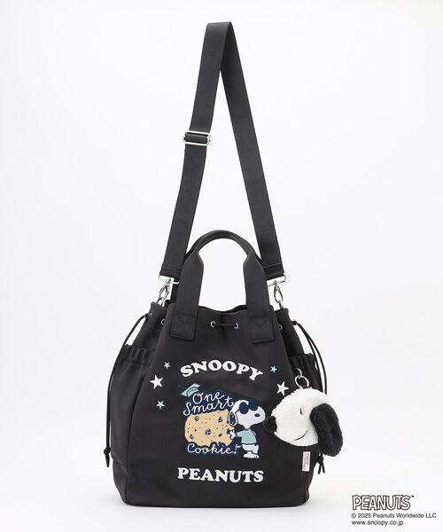 Y'SACCS / イザック トートバッグ | SNOOPYデザイン 2way巾着トート(クッキー） | 詳細4