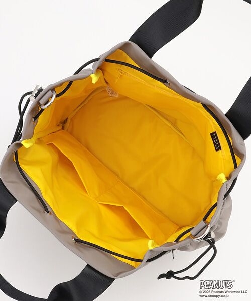 Y'SACCS / イザック トートバッグ | SNOOPYデザイン 2way巾着トート(クッキー） | 詳細17