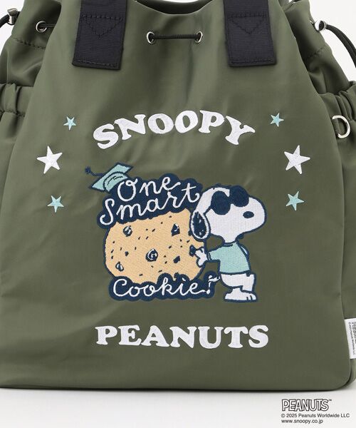 Y'SACCS / イザック トートバッグ | SNOOPYデザイン 2way巾着トート(クッキー） | 詳細23
