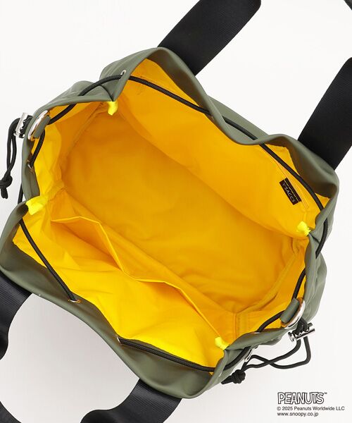 Y'SACCS / イザック トートバッグ | SNOOPYデザイン 2way巾着トート(クッキー） | 詳細25