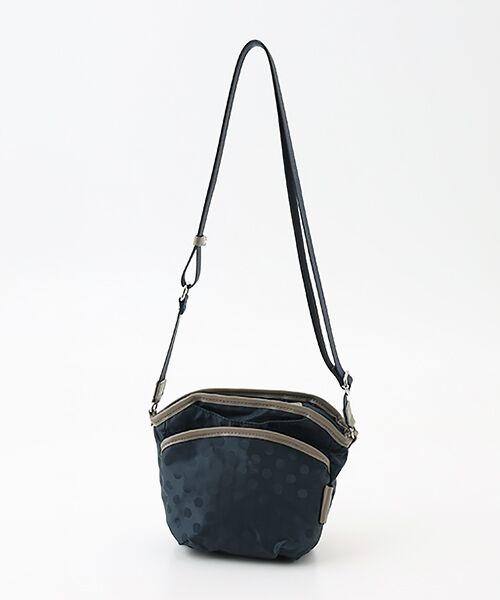 Y'SACCS / イザック ショルダーバッグ | はっ水ドットジャガードポシェット | 詳細1