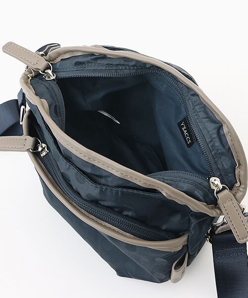 Y'SACCS / イザック ショルダーバッグ | はっ水ドットジャガードポシェット | 詳細6