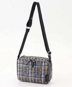 Y'SACCS / イザック ショルダーバッグ | ドローイングチェック撥水ショルダーバッグ