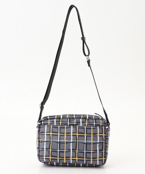Y'SACCS / イザック ショルダーバッグ | ドローイングチェック撥水ショルダーバッグ | 詳細3