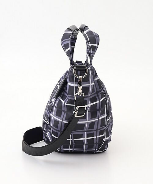 Y'SACCS / イザック トートバッグ | ドローイングチェック撥水2WAYトートバッグ | 詳細2