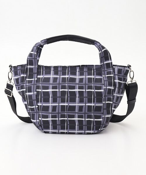Y'SACCS / イザック トートバッグ | ドローイングチェック撥水2WAYトートバッグ | 詳細3