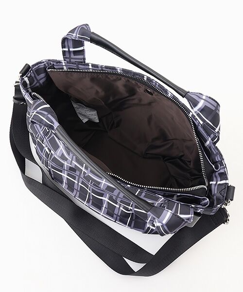 Y'SACCS / イザック トートバッグ | ドローイングチェック撥水2WAYトートバッグ | 詳細6