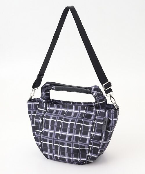 Y'SACCS / イザック トートバッグ | ドローイングチェック撥水2WAYトートバッグ | 詳細7