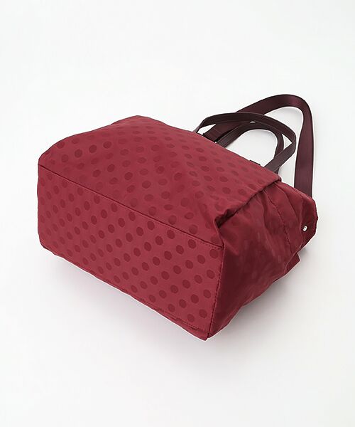 Y'SACCS / イザック トートバッグ | はっ水ドットジャガードポーチ付きトートバッグ | 詳細5