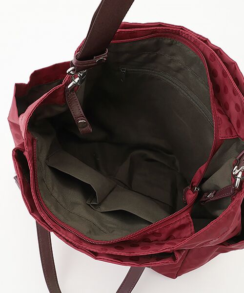 Y'SACCS / イザック トートバッグ | はっ水ドットジャガードポーチ付きトートバッグ | 詳細8