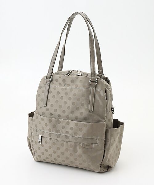 Y'SACCS / イザック リュック・バックパック | はっ水ドットジャガードポーチ付きリュックサック | 詳細7