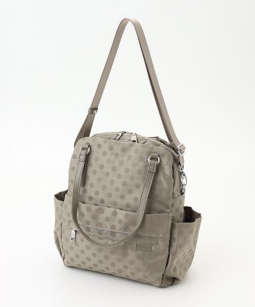 Y'SACCS / イザック リュック・バックパック | はっ水ドットジャガードポーチ付きリュックサック | 詳細8