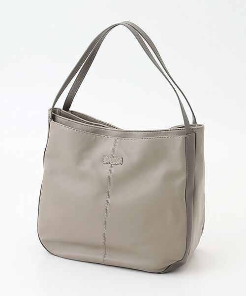 Y'SACCS / イザック トートバッグ | イタリアンシープ 3層トートバッグ（グレー）