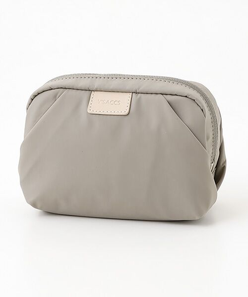 Y'SACCS / イザック ポーチ | 【ナイロンタフタ】トラベルポーチ（グレージュ）