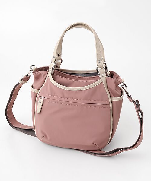 Y'SACCS / イザック ショルダーバッグ | タスランナイロン2WAYショルダーバッグ（ピンク）