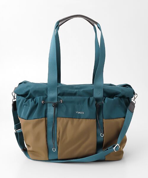 Y'SACCS / イザック トートバッグ | ドローストリング コンビカラービッグトート | 詳細1