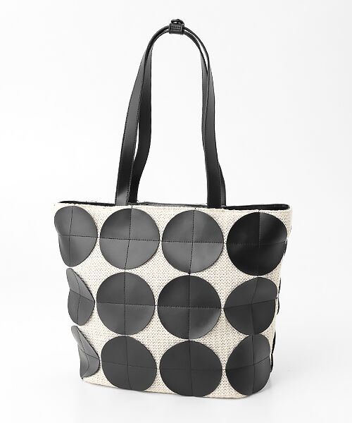 Y'SACCS / イザック トートバッグ | サークルパッチトートバッグ（ホワイト）