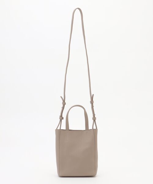 Y'SACCS / イザック ショルダーバッグ | Y’SACCS×SHIHO　SQUITTY (スクイッティ)レザーミニショルダーバッグ（グレージュ）