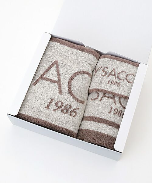 Y'SACCS / イザック タオル | Y'SACCS TOWEL SET（グレー(ボーダー)）
