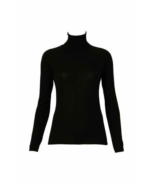 Yue/ユエ シルク100% トップス(10分袖)(UJP405) BL M Yue/ユエ シルク100% トップス(10分袖)(UJP405) BL M