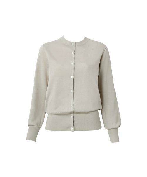 Yue/ユエ シルク100% トップス(10分袖)(UJP505) BE L Yue/ユエ シルク100% トップス(10分袖)(UJP505) BE L