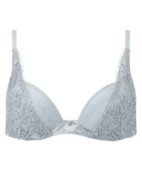 Yue / ユエ ブラ | ワイヤーブラ（３／４カップ）（ＢＪＰ４８２）（GY）