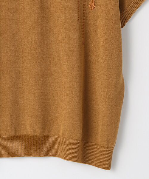 yueni / ユエニ ニット・セーター | ｛洗える｝オリジナルアイビー刺繍サマーニット | 詳細4
