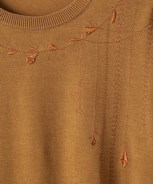 yueni / ユエニ ニット・セーター | ｛洗える｝オリジナルアイビー刺繍サマーニット | 詳細5