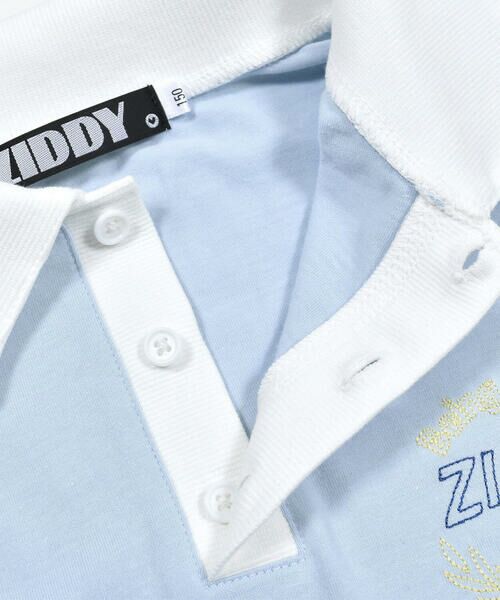 ZIDDY / ジディー ワンピース | エンブレム刺繍入りポロワンピース(130~160cm) | 詳細4