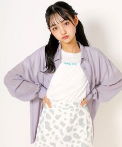 シアーシャツ＆ロゴTシャツセット(130~160cm)