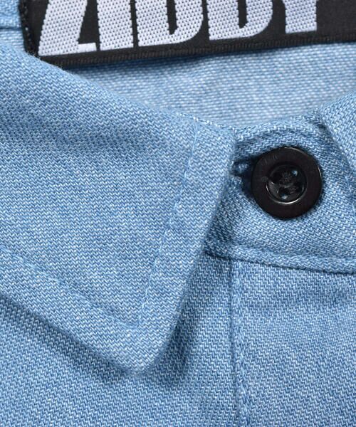 ZIDDY / ジディー シャツ・ブラウス | デニムコットンドッキングシャツ(130~160cm) | 詳細16