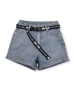 ZIDDY / ジディー ショート・ハーフ・半端丈パンツ | 【 ニコ☆プチ 掲載 】ベルト 付き ケミカル デニム ショート パンツ (130~160cm)