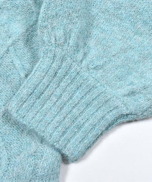 ZIDDY / ジディー ニット・セーター | ロゴ 刺繍 ケーブル 編み ニット (130~160cm) | 詳細10