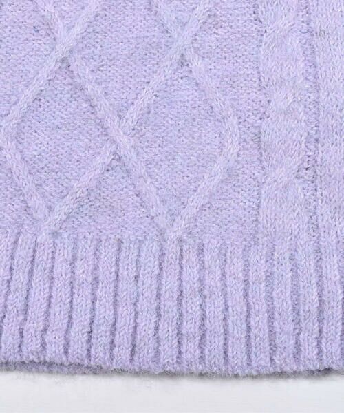 ZIDDY / ジディー ニット・セーター | ロゴ 刺繍 ケーブル 編み ニット (130~160cm) | 詳細20